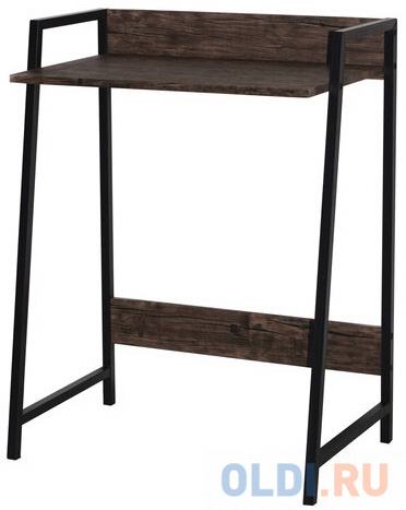 Стол на металлокаркасе BRABIX "LOFT CD-003", 640х420х840 мм, цвет морёный дуб, 641215 фото