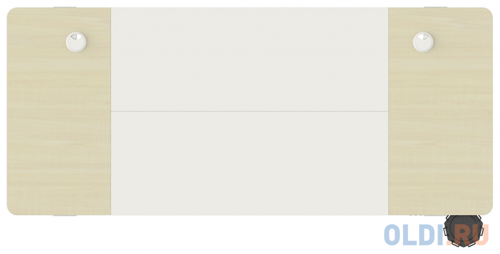 Стол Cactus CS-EDL-WWD столешница МДФ дуб молочный каркас белый Вид№4