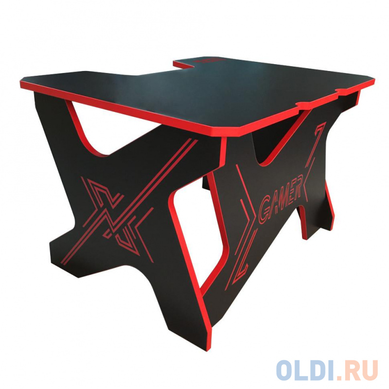 Игровой стол чёрно-красный Generic Comfort Gamer Mini Seven/DS/NR (ЛДСП Е1, 120 x 90 x 75) Игровой стол чёрно-красный Generic Comfort Gamer Mini Seven/DS/NR (ЛДСП Е1, 120 x 90 x 75) фото