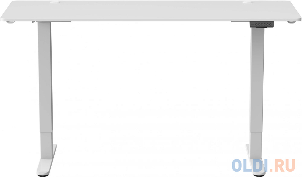 Стол для компьютера Cactus CS-EDL-WWT столешница ДСП белый каркас белый Вид№3