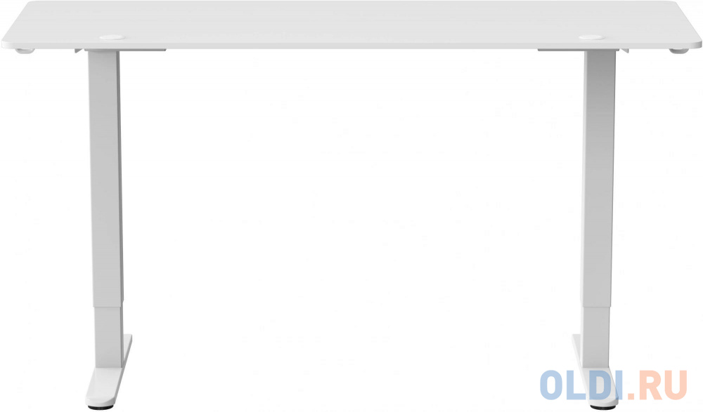 Стол для компьютера Cactus CS-EDL-WWT столешница ДСП белый каркас белый Вид№4