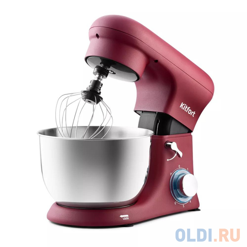 

Миксер планетарный Kitfort КТ-3007-1 1500Вт красный