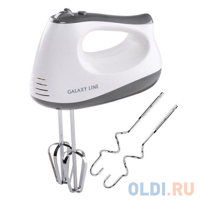 

Миксер ручной Galaxy Line GL 2225 белый/серый