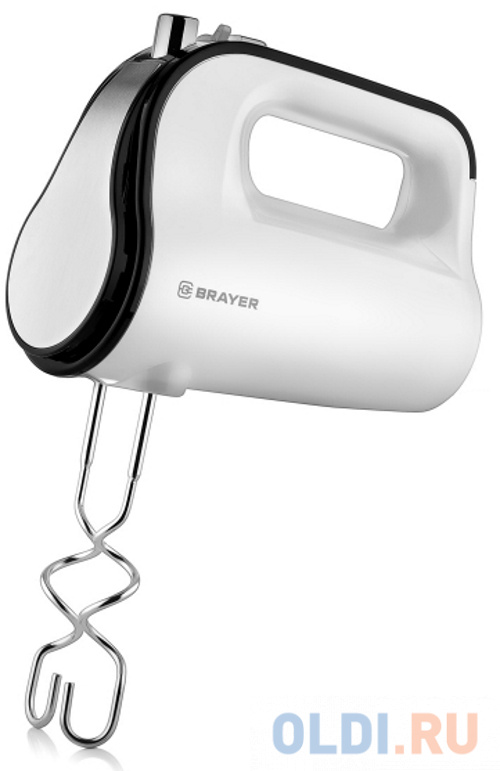 Миксер ручной Brayer BR1300 350 Вт белый миксер ручной brayer br1302 800 вт серебристый