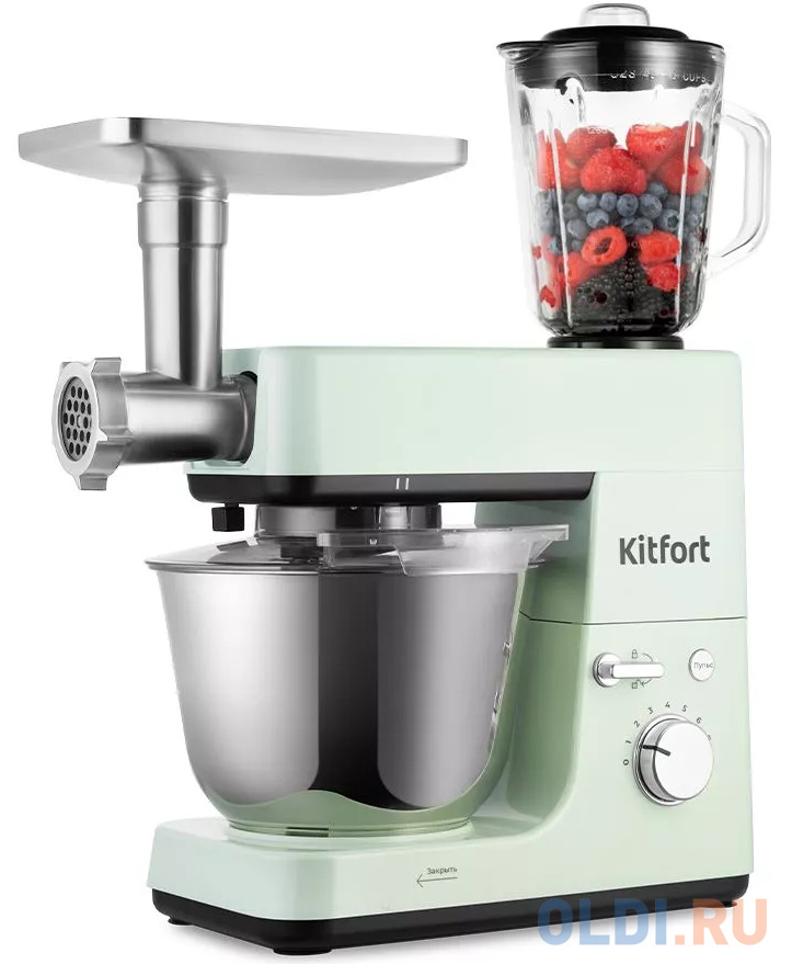 

Миксер планетарный Kitfort КТ-3419-2 1200Вт мятный