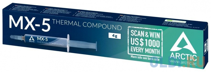 Термопаста MX-5 Thermal Compound 4-gramm ACTCP00045A Термопаста MX-5 Thermal Compound 4-gramm ACTCP00045A фото