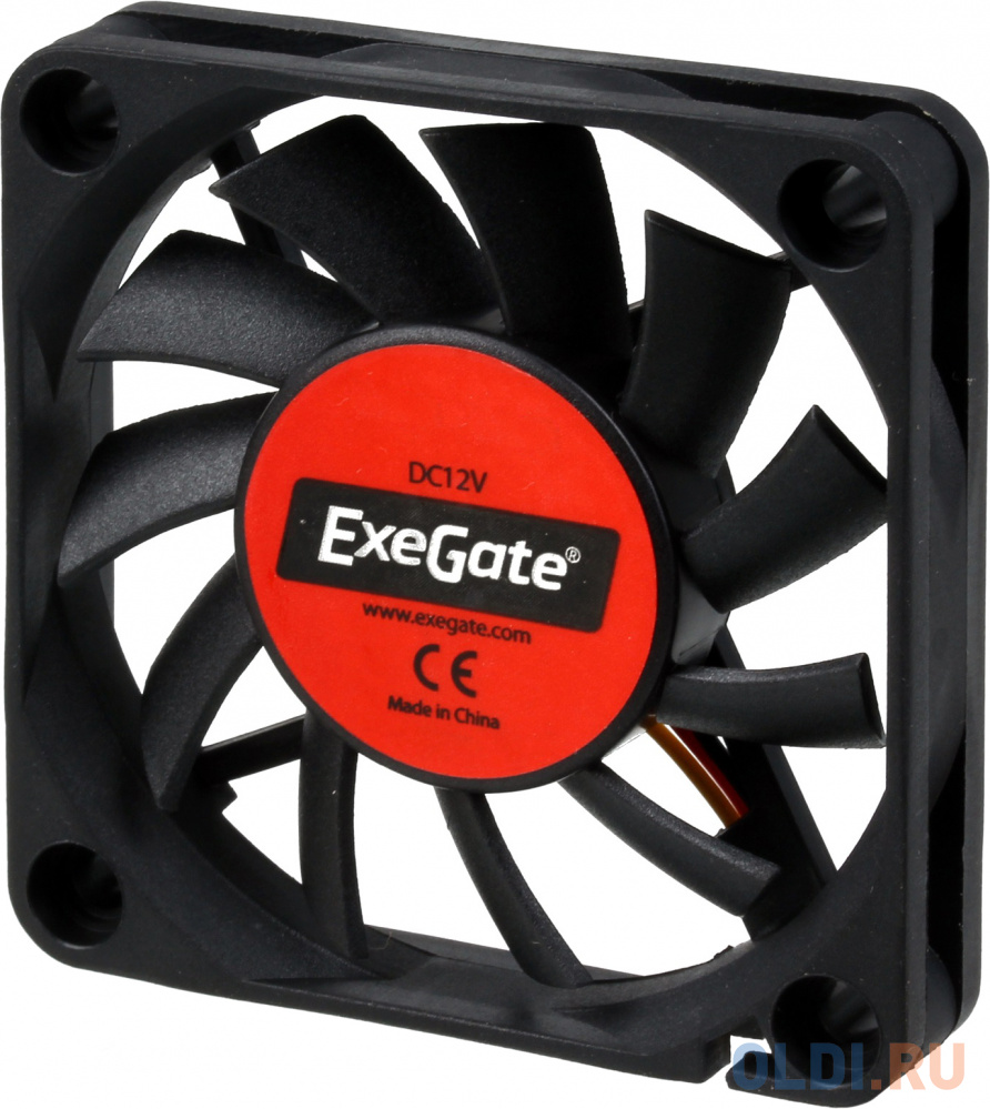 Exegate EX283371RUS Вентилятор ExeGate ExtraSilent ES07015S3P, 70x70x15 мм, подшипник скольжения, 3pin, 2500RPM, 23dBA вентилятор gembird fancase3 для сб 120 120 25 3pin
