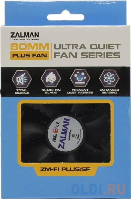 Вентилятор Zalman ZM-F1 Plus (SF) (80мм, сверхтихий)