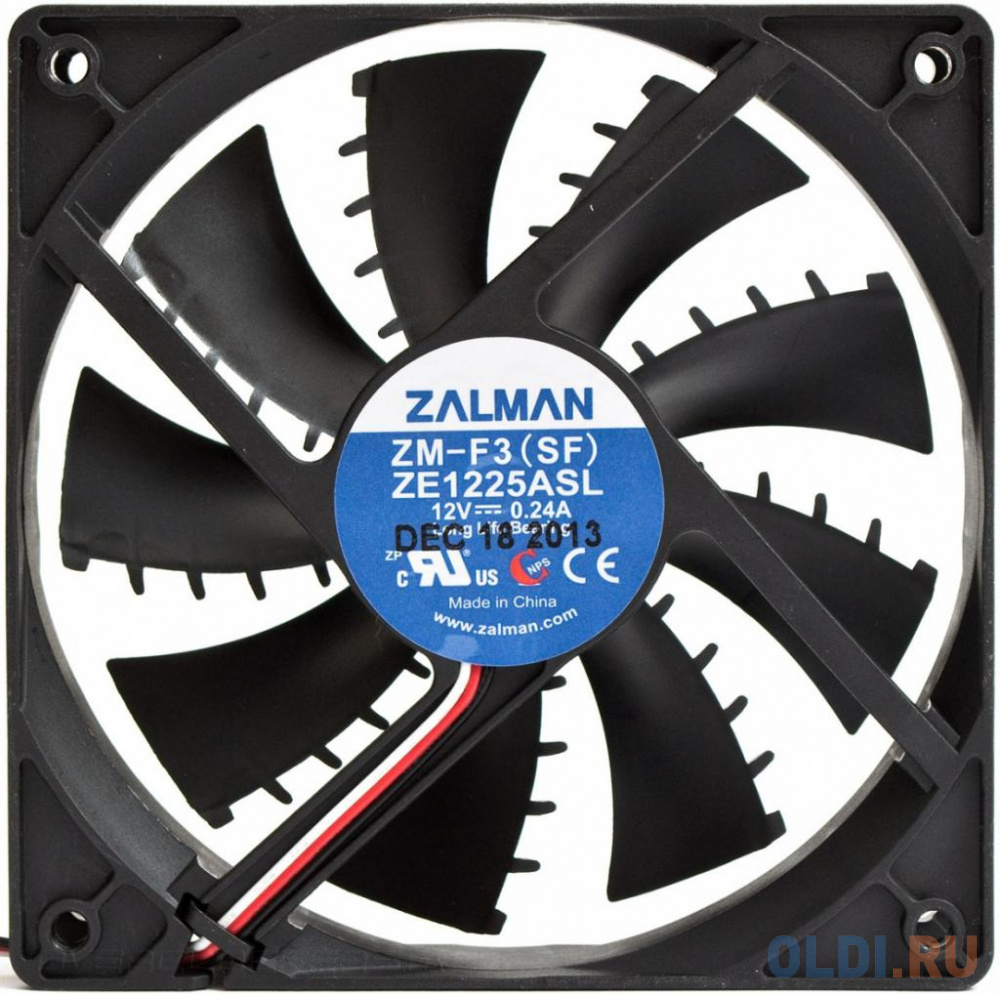 Вентилятор Zalman ZM-F3 (SF) (120мм, сверхтихий, 900-1200 об/мин, скольжения) фото