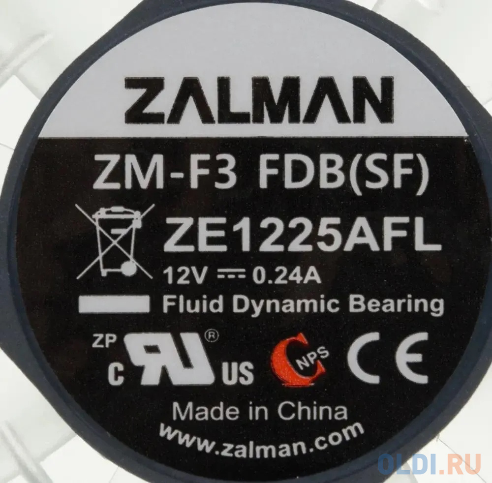 Вентилятор Zalman ZM-F3 FDB (SF) (120мм, сверхтихий) фото