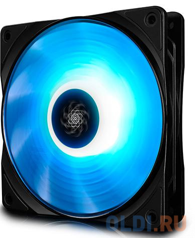 Вентилятор DEEPCOOL RF120 RGB 120x120x25мм (PWM, пит. от мат.платы и БП, RGB подсветка, 500-1500об/мин) Retail deepcool rf120b 120x120x25мм led blue подсветка 1300об мин retail