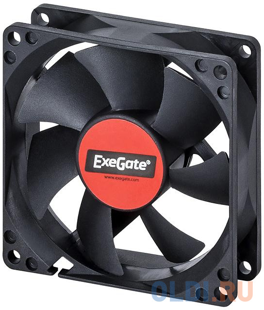 Exegate EX166174RUS Вентилятор для корпуса Exegate <8025M12S>/<Mirage 80x25S>, 2200 об./мин., 3pin exegate ex253943rus вентилятор для видеокарты exegate 5010m12h mirage 50x10h 4500 об мин 3pin