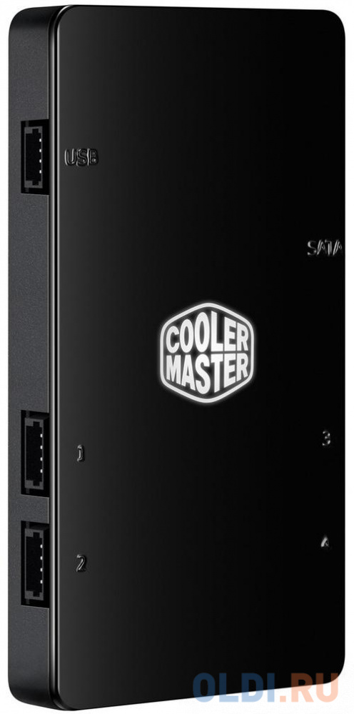 Cooler Master MasterFan Pro 120 Air Flow, 120mm, 4-Pin (PWM), RGB, 3 pcs + MFP RGB LED Controller MFY-F2DC-113PC-R1 - фото 5
