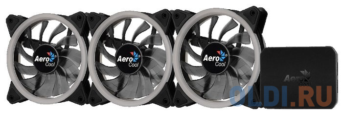 

Комплект вентиляторов Aerocool REV RGB PRO: 3х RGB 120х120х25мм REV RGB вентилятора + контроллер P7-H1