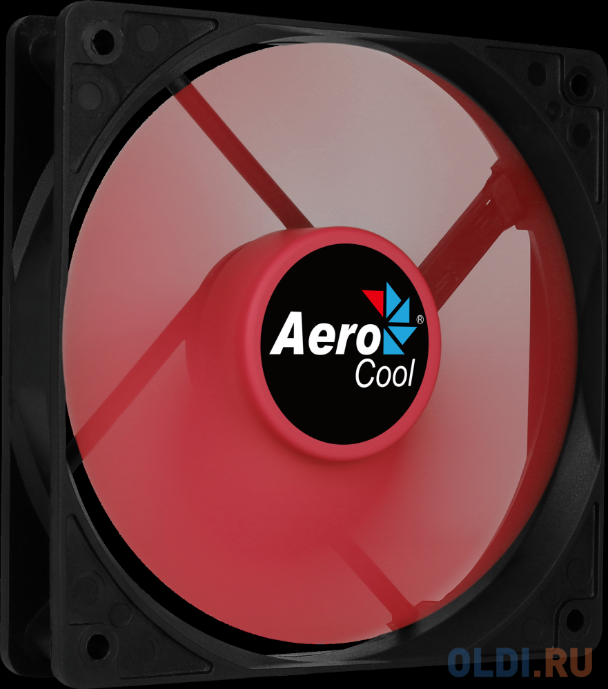 Вентилятор Aerocool Force 12 PWM Red, 120x120x25мм, 500-1500 об./мин., разъем PWM 4-PIN, 18.2-27.5 dBA 4718009158030 - фото 2