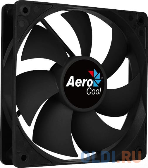 Вентилятор Aerocool Force 12 Black, 120x120x25мм, 1000 об./мин., разъем MOLEX 4-PIN + 3-PIN, 23.7 dBA фото