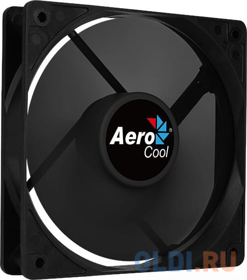 Вентилятор Aerocool Force 12 Black, 120x120x25мм, 1000 об./мин., разъем MOLEX 4-PIN + 3-PIN, 23.7 dBA фото