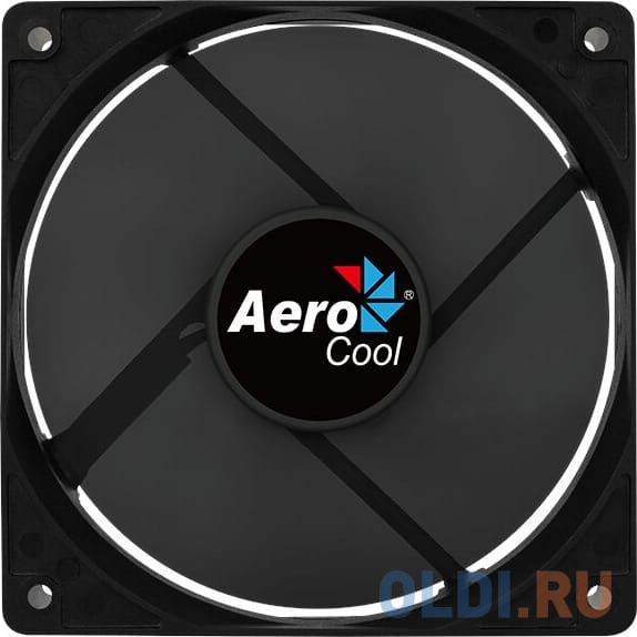 Вентилятор Aerocool Force 12 Black, 120x120x25мм, 1000 об./мин., разъем MOLEX 4-PIN + 3-PIN, 23.7 dBA фото