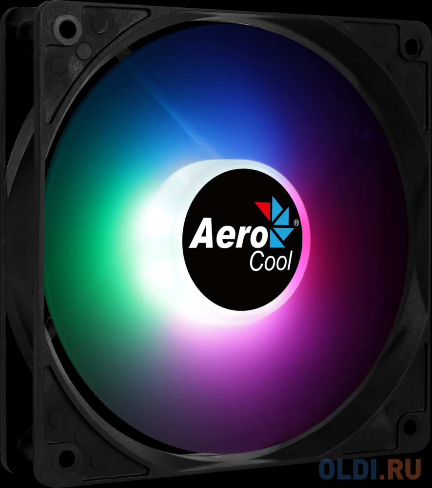 Вентилятор Aerocool Frost 12, Fixed RGB LED, 120x120x25мм, 1000 об./мин., разъем MOLEX 4-PIN + 3-PIN, 23.7 dBA 4718009158078 - фото 1