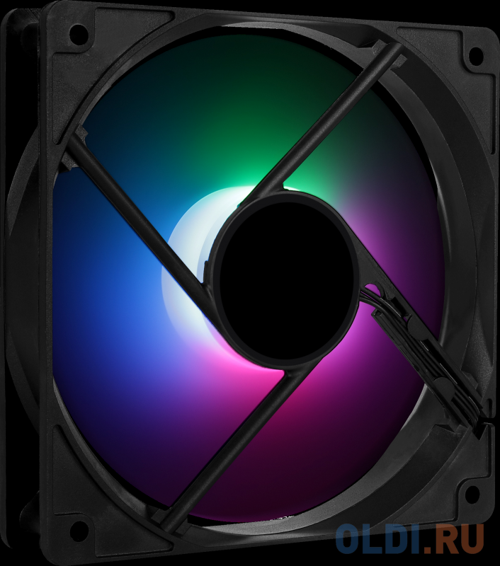 Вентилятор Aerocool Frost 12, Fixed RGB LED, 120x120x25мм, 1000 об./мин., разъем MOLEX 4-PIN + 3-PIN, 23.7 dBA фото
