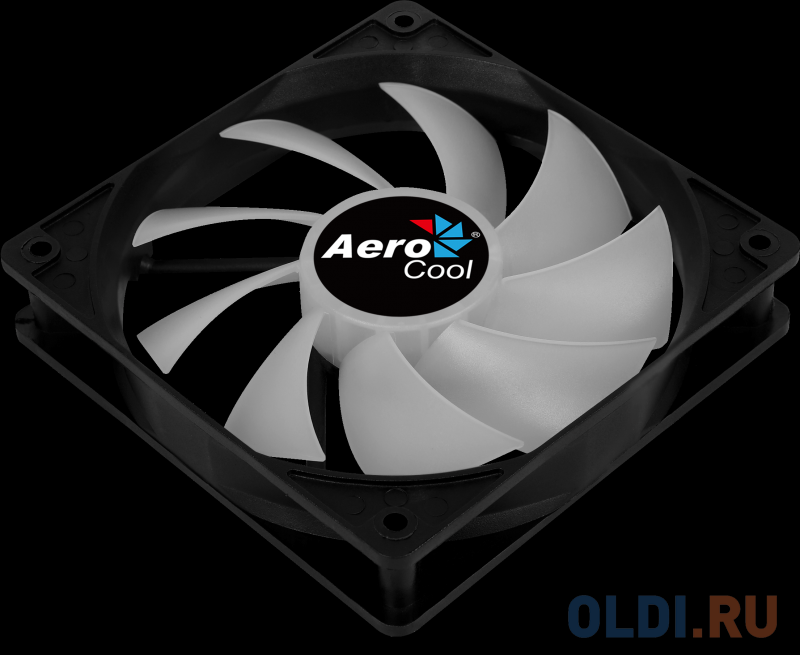 Вентилятор Aerocool Frost 12, Fixed RGB LED, 120x120x25мм, 1000 об./мин., разъем MOLEX 4-PIN + 3-PIN, 23.7 dBA фото