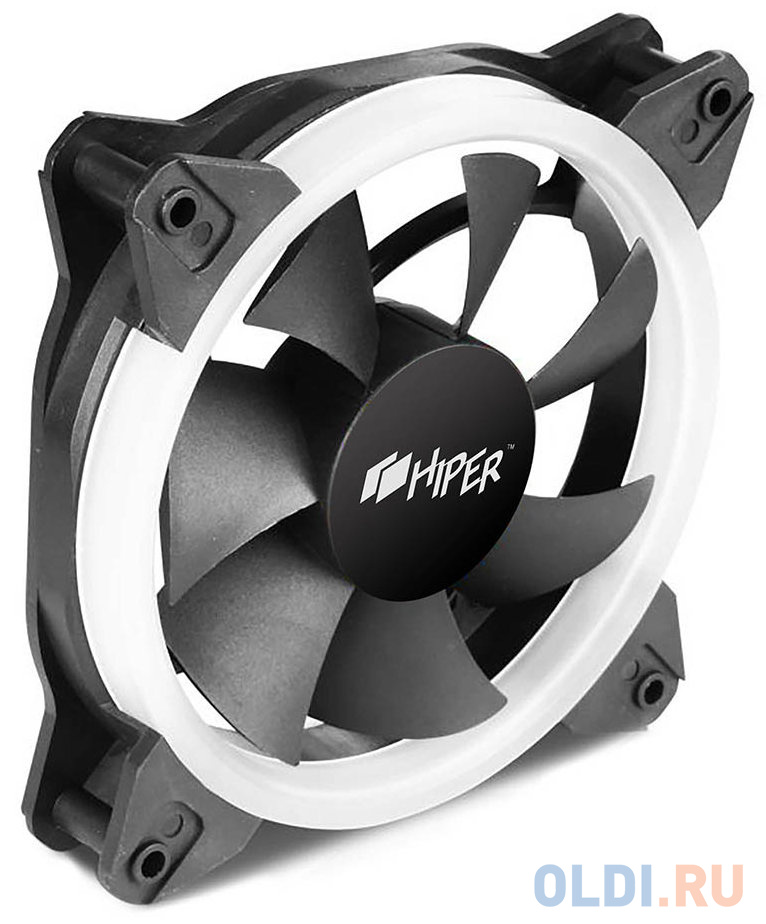 Вентилятор для корпуса HIPER HCF1251-03 Single ring, RGB fan OEM фото
