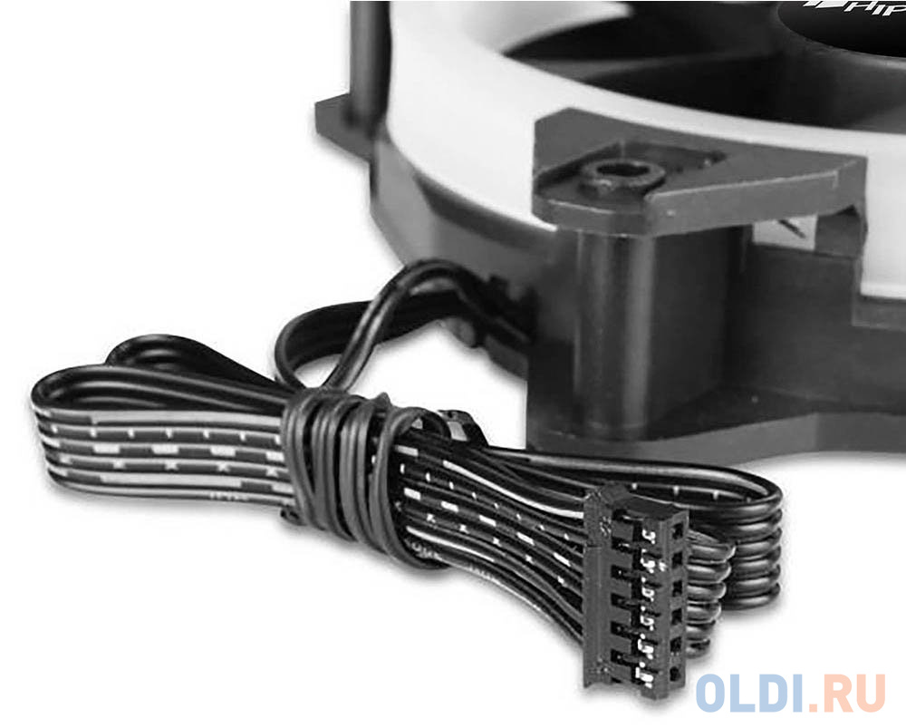Вентилятор для корпуса HIPER HCF1251-03 Single ring, RGB fan OEM фото