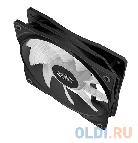 Вентилятор DEEPCOOL RF120R (120мм, 21.9dB, 1300rpm, 3 pin, красная подсветка) RTL фото
