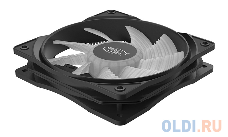 Вентилятор DEEPCOOL RF120R (120мм, 21.9dB, 1300rpm, 3 pin, красная подсветка) RTL фото