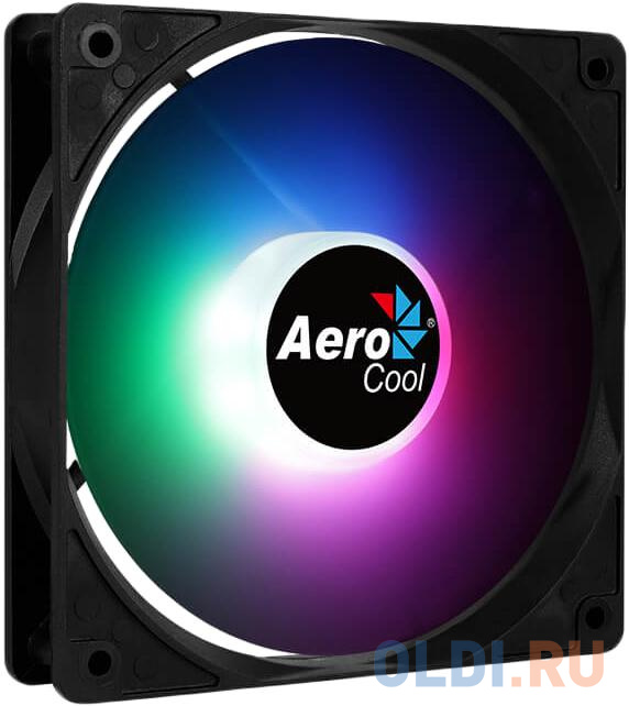 Вентилятор Aerocool Frost 12 PWM 120x120mm 4-pin 18-28dB 160gr LED Ret вентилятор aerocool frost 8 80x80mm 3 pin 4 pin molex 28db 90gr led ret