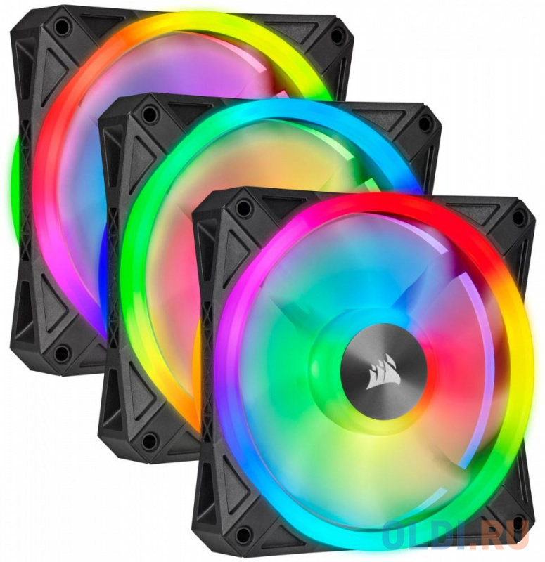 

iCUE QL120 RGB [CO-9050098-WW] 120mm PWM Triple Fan with Lighting Node CORE RTL {10}