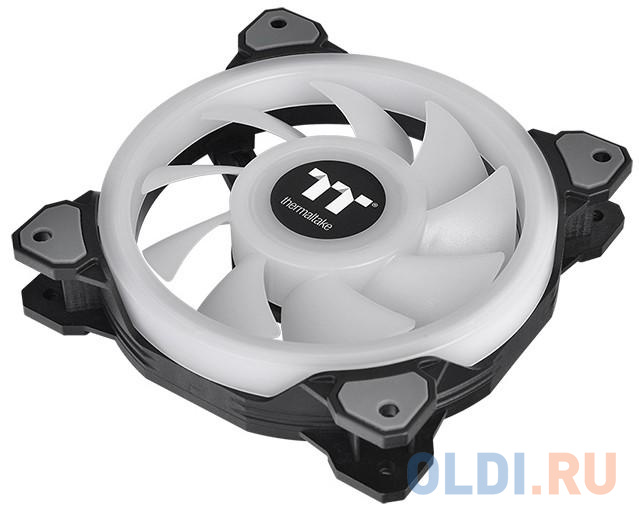 Riing Quad 12 RGB Radiator Fan TT Premium Edition Single Pack [CL-F100-PL12SW-C] Thermaltake - фото 2
