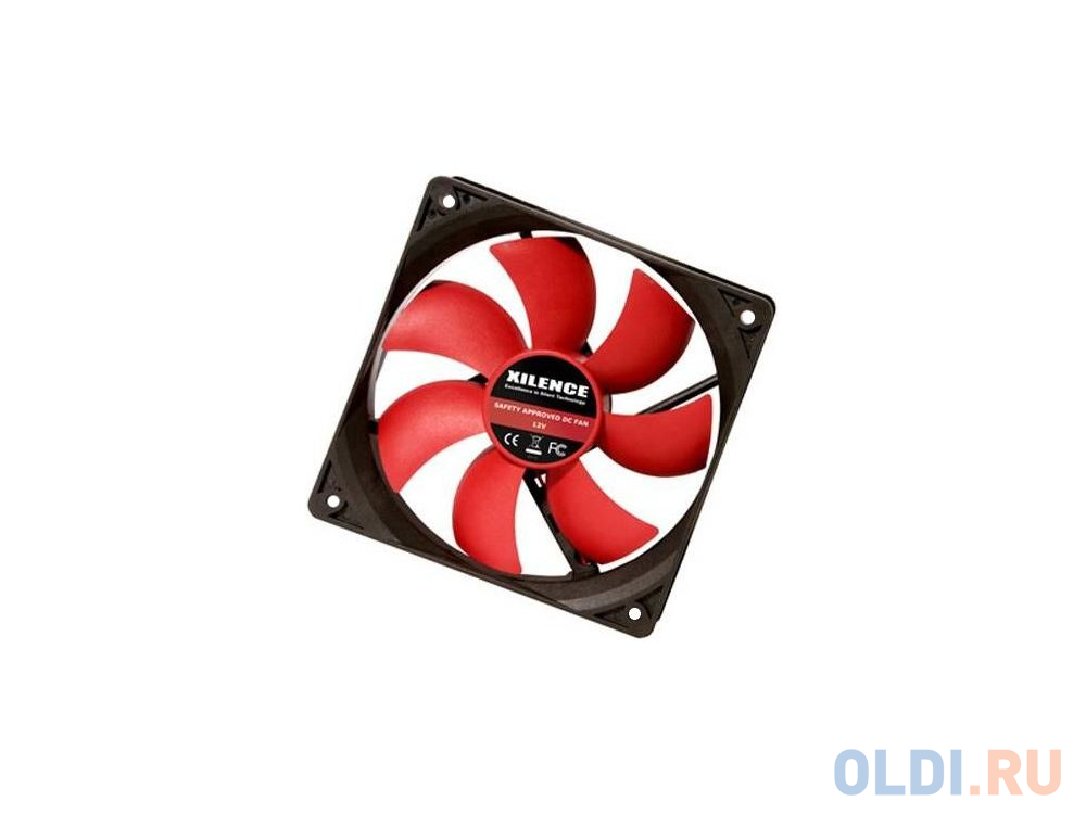 Вентилятор Xilence COO-XPF80.R 80х25mm 12W 3+4pin red вентилятор xilence [xpf120 r] 120х25mm 12в 3пина ритейл красная крыльчатка