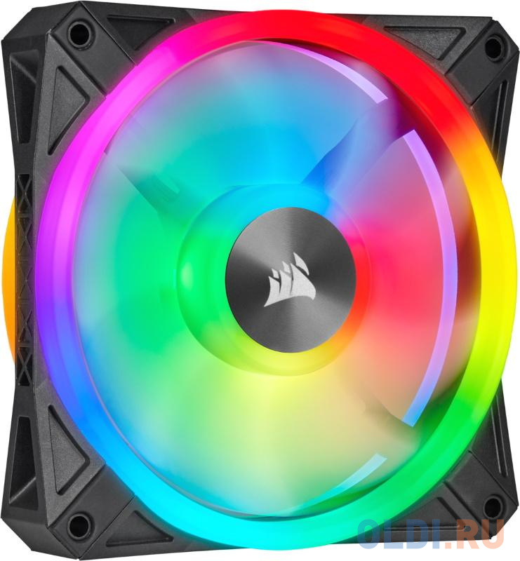 iCUE QL120 RGB  [CO-9050097-WW] 120mm PWM Single Fan RTL {10} (611677), размер 120 х 120 мм - фото 1