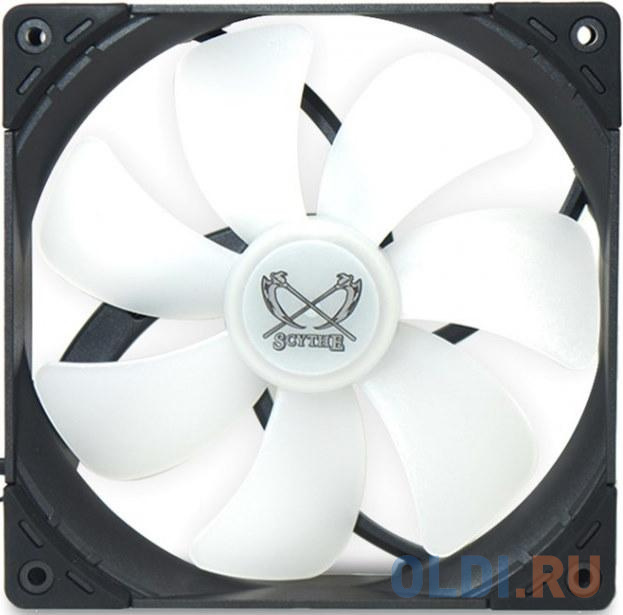 Вентилятор для корпуса Scythe Kaze Flex 140 mm Square RGB PWM Fan 300-1200 rpm (KF1425FD12SR-P) (057569), размер 140 х 140 мм - фото 1