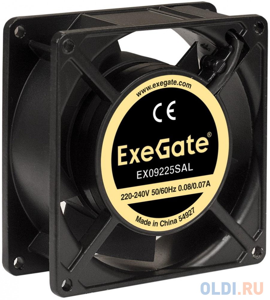 Exegate EX289005RUS  220 ExeGate EX09225SAL (92x92x25 , Sleeve bearing ( ),   30 , 2500RPM, 34dBA)