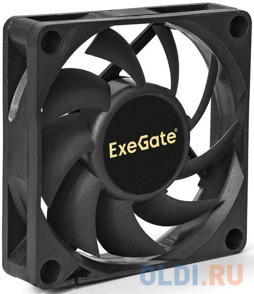 Exegate EX283372RUS Вентилятор ExeGate EX07015H3PM, 70x70x15 мм, гидродинамический, 3pin+Molex, 3000RPM, 26dBA