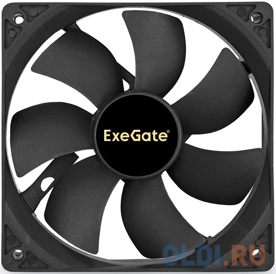 Exegate EX283391RUS Вентилятор ExeGate E12025B4P-PWM, 120x120x25 мм, двойной шарикоподшипник, 4pin, PWM, 22dBA фото