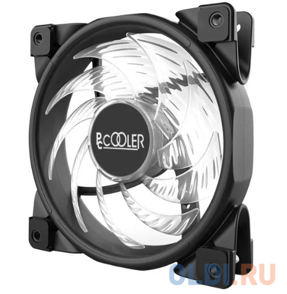Вентилятор PCCooler HALO RGB 120x120x25мм (PWM, 40шт./кор, пит. от мат.платы и БП, 800-1800 об/мин) Retail - фото 1