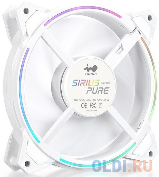 CASE FAN INWIN IW- Sirius Pure ASP120  fan RGB    (Single pack)  [6144473], размер 120 х 120 мм - фото 3