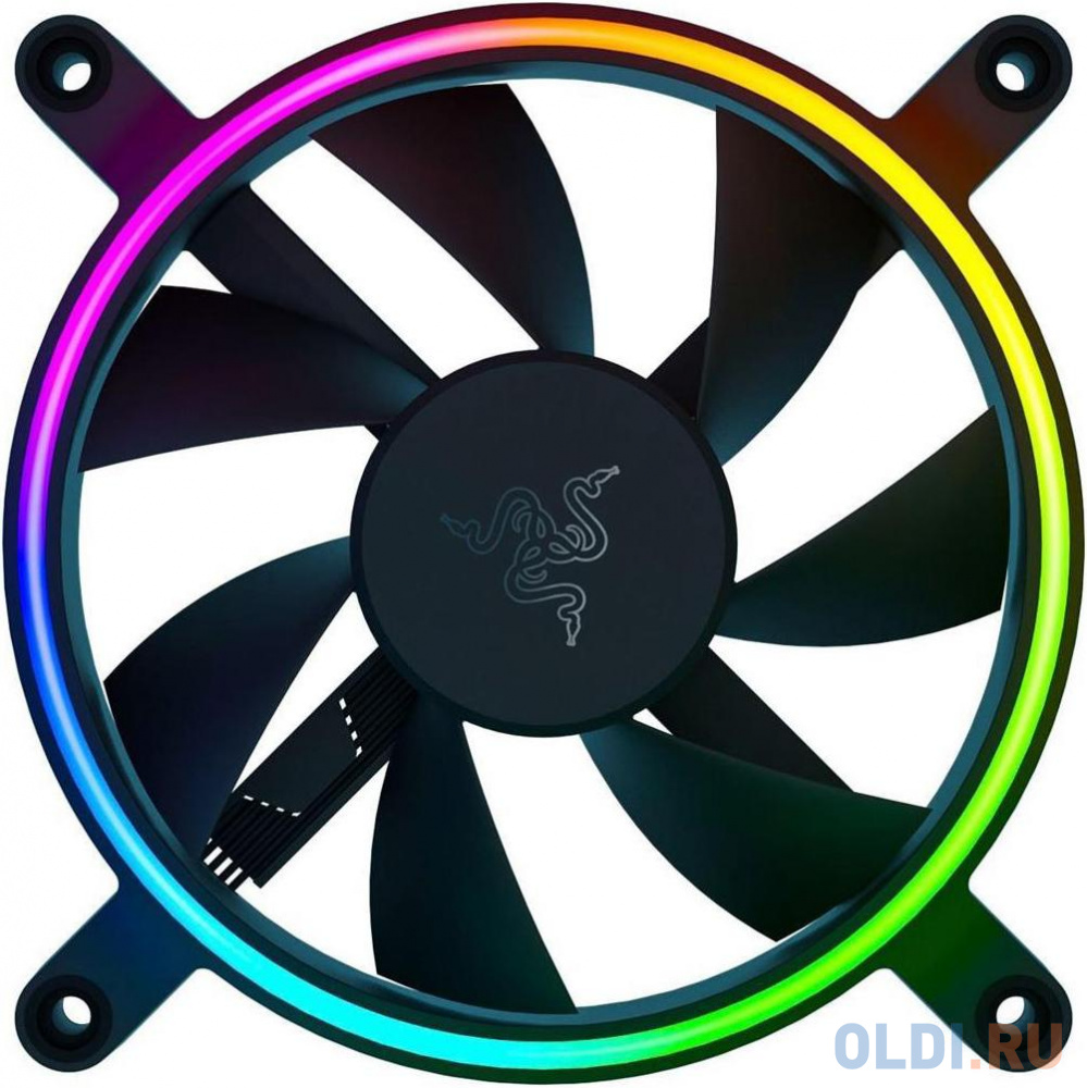 Razer Kunai Chroma RGB 140MM LED PWM Performance Fan - 1 Fan - FRML Packaging sunlu 3d material rack support 1kg to 5kg 56mm to 140mm adjust the width arbitrarily suitable for printer beams and tabletops