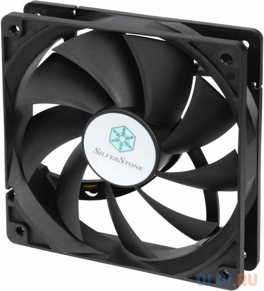 SST-FN121-P FN Series Computer Case Cooling Fan 120mm, Low Noise, High Airflow, 9-bladed, black - фото 2