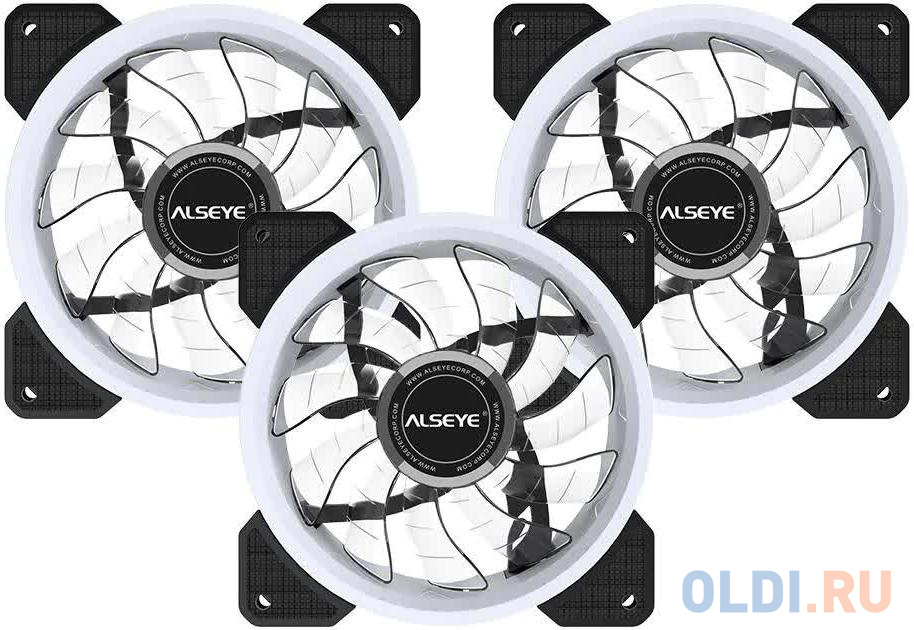 CRLS-300DS 3pcs argb fan kit with controller,2pcs LED strips,size:120*120*25mm,Voltage:12V,Current:0.2A-0.41A,Speed:700-1800RPM±10%,Airflow: 30.4-55.3CFM,Airpressure:1.02-1.52mmh20,Noise:12.2-18.5dBa,Bearing :Hydraulic (871608) {30} - фото 3