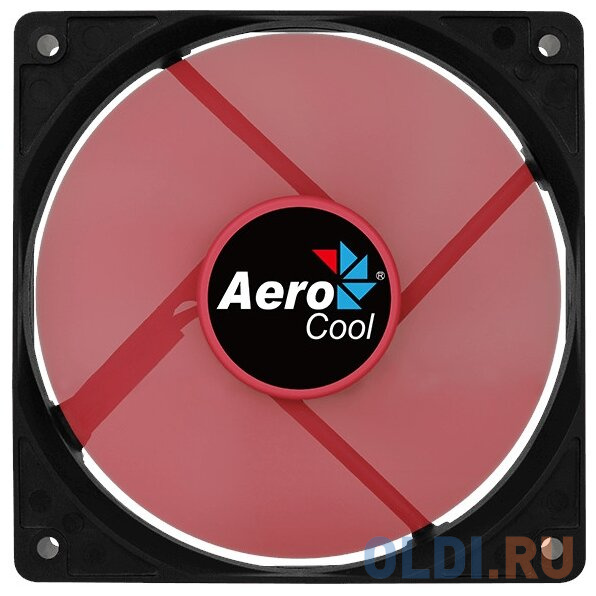 Вентилятор Aerocool Force 12 Red, 120x120x25мм, 1000 об./мин., разъем MOLEX 4-PIN + 3-PIN, 23.7 dBA, размер 120 х 120 мм - фото 5