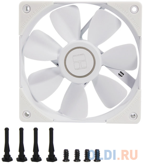 Вентилятор Thermalright TL-R12-W, 120x120x25 мм, 1500 об/мин, 23 дБА, PWM, белый - фото 3