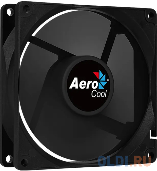 Fan AeroCool Force 9 / 90mm/ 3pin+4pin/ Black 4718009157958 - фото 2
