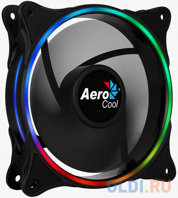 Вентилятор для корпуса Aerocool Eclipse 12 120mm, PWM, 6pin, ARGB - фото 1