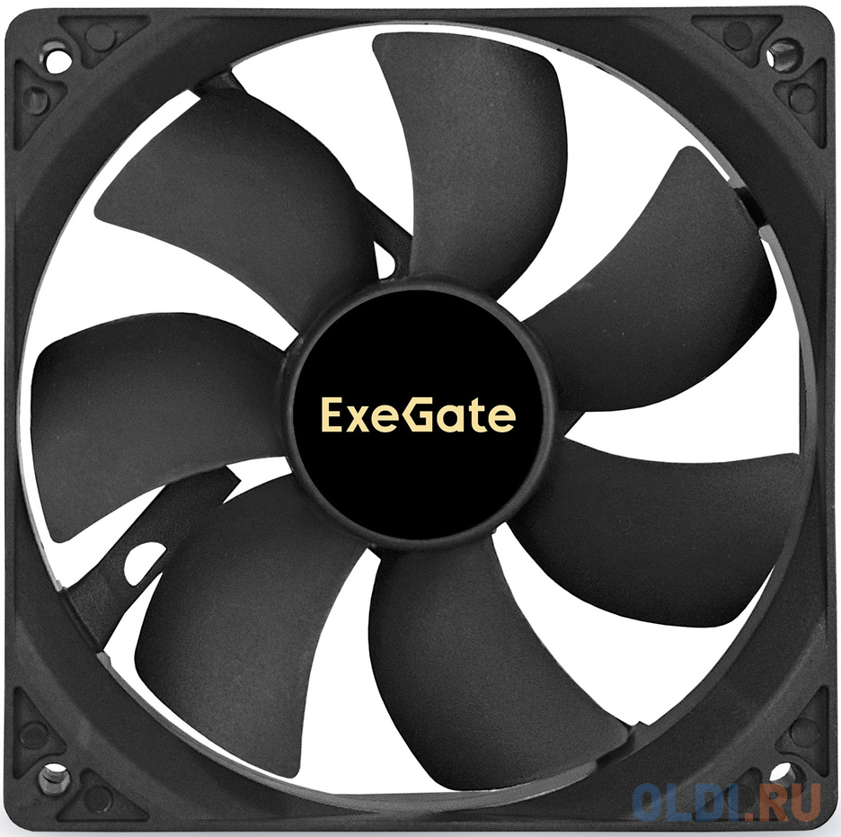 Вентилятор 12В DC ExeGate EX12025S2P (120x120x25 мм, Sleeve bearing (подшипник скольжения), 2pin (разъем 2.54), 1500RPM, 24dBA) EX294048RUS - фото 2