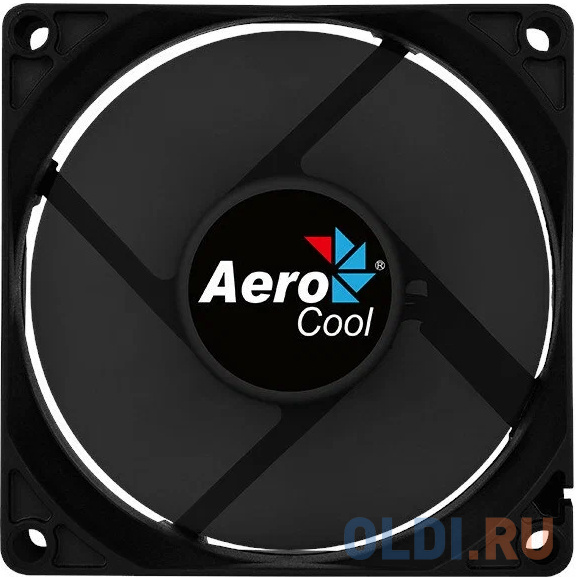 Вентилятор Aerocool Force 8 Black, 80x80x25мм, 1500 об./мин., разъем MOLEX 4-PIN + 3-PIN, 28.3 dBA 4718009157927 - фото 2