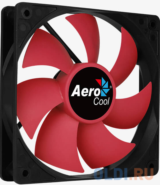 Вентилятор для корпуса Aerocool Frost 12 120mm, 3pin+4pin, Red blade Frost 12 Red - фото 1